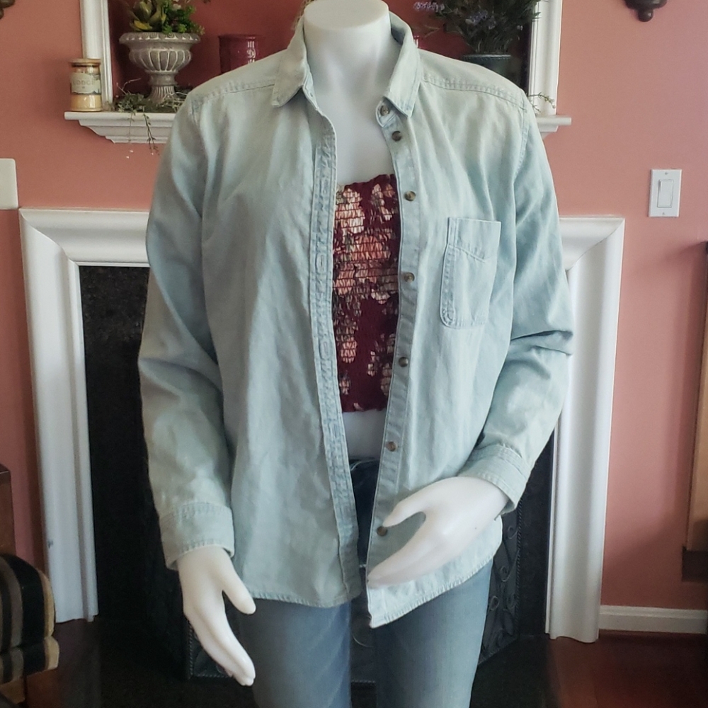 American Eagle Denim Shirt